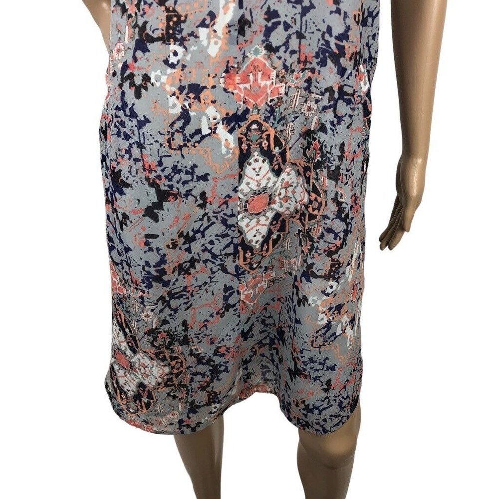 Cabi Fresco Boho Floral Abstract Printed Sleeveless Slip Dress Cami Tank Mini S - Picture 5 of 8